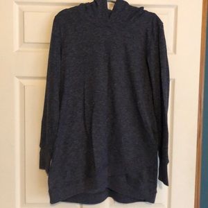 Hooded Tunic Sweatshirt